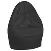 vidaXL Husă pentru scaun dublu tip ou, negru, &Oslash; 146x210 cm Oxford 420D
