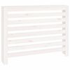 vidaXL Mască pentru calorifer, alb, 108,5x19x84 cm, lemn masiv de pin
