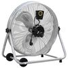 vidaXL Ventilator cu tambur cu roata 73 x 42 x 70 cm Aluminiu