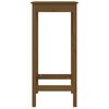 vidaXL Set mobilier de bar, 3 piese, maro miere, lemn masiv de pin