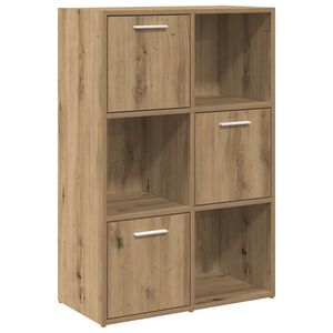 vidaXL Bibliotecă, stejar artizanal, 60,5x30x90 cm, lemn prelucrat