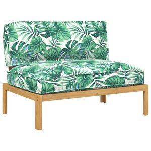 vidaXL Set de canapea cu pernă Frunză Model cu frunze 120 x 92 x 69 cm