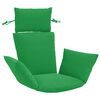 vidaXL Perna Adirondack PUTTEN 100% Polyester Verde 60 x 145 x 10 cm