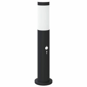vidaXL St&acirc;lp luminos cu senzor, 50 cm, oțel inoxidabil, IP44