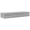 vidaXL Birou de studio Sonoma gri 130 x 40 x 19,5 cm Lemn prelucrat