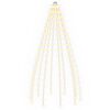 vidaXL Lumini pentru bradul de Crăciun 180 LED-uri Alb cald 180 cm