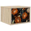 vidaXL Noptieră suspendată LOCHEM Stejar Sonoma 36 x 33 x 25 cm