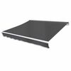 vidaXL Copertină reglabilă cu acționare manuală, 300 cm, antracit