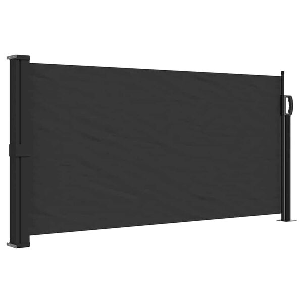 vidaXL Copertina laterală retractabilă, negru, 100x300 cm