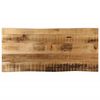 vidaXL Blat de masă contur organic 100x40x3,8 cm lemn masiv mango brut