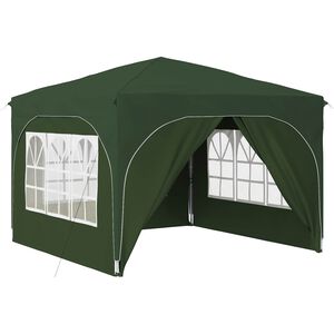 vidaXL Cort de Petrecere Pop-up 290 x 290 x 245 cm Verde