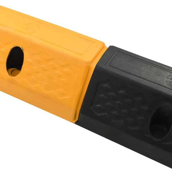 vidaXL Limitatoare parcare, 2 buc., 49x15x9 cm, cauciuc