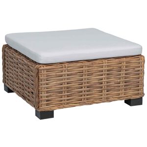 vidaXL Puf cu perne GENDT Ratan Natural natural