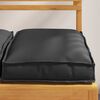 vidaXL Pernă 2 pcs Negru 40 x 40 x 8 cm Material Oxford