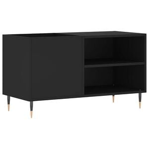 vidaXL Dulap pentru discuri, negru, 85x38x48 cm, lemn prelucrat