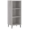 vidaXL Servantă, gri sonoma, 34,5x32,5x90 cm, lemn compozit