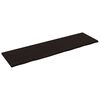 vidaXL Blat de baie, maro &icirc;nchis, 220x60x(2-4) cm, lemn masiv tratat