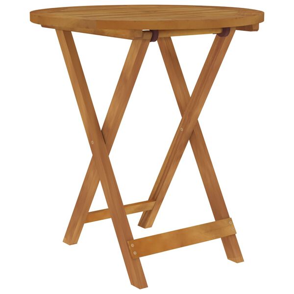 vidaXL Set mobilier grădină, pliabil, 3 piese, lemn masiv acacia