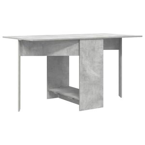 vidaXL Masă de dining 138 x 70 x 73,5 cm Lemn prelucrat Gri Beton