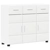 vidaXL Bufet FLORIN 88,5 x 30,5 x 73 cm Alb Lemn prelucrat