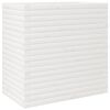 vidaXL Jardinieră de grădină, alb, 70x40x68,5 cm, lemn masiv de pin