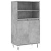 vidaXL Dulap &icirc;nalt, gri beton, 60x36x110 cm, lemn compozit
