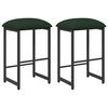 vidaXL Scaun de bar 2 buc. Verde &icirc;nchis 40 x 32 x 74 cm Lemn prelucrat
