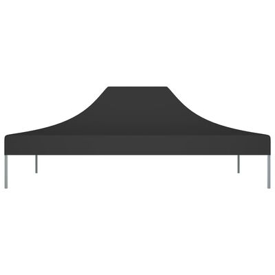 vidaXL Acoperiș pentru cort de petrecere, negru, 4 x 3 m, 270 g/m²