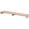 vidaXL Suport monitor din lemn prelucrat, 110x23,5x9 cm, bej