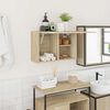 vidaXL Dulap perete baie, stejar sonoma, 60x25x40 cm, lemn prelucrat
