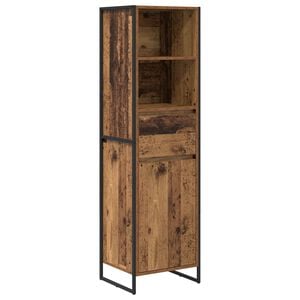 vidaXL Dulap pentru cărți Lemn Vechi 43 x 36 x 150.5 cm Lemn prelucrat