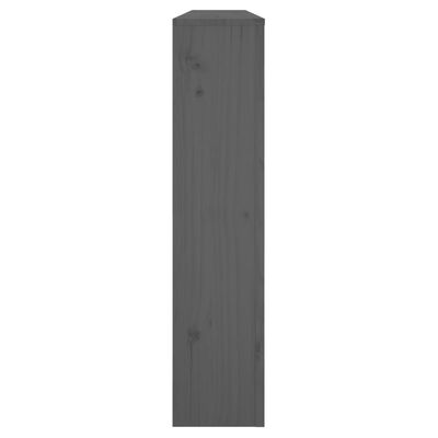 vidaXL Mască pentru calorifer, gri, 153x19x84 cm, lemn masiv de pin