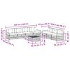 vidaXL Set de canapele de exterior 8 pcs Gri natural și deschis