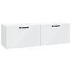 vidaXL Oglindă TV montată pe perete Alb 98 x 31 x 30 cm Lemn prelucrat