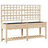 vidaXL Vază pentru Grădină Bej 203,5 x 54 x 152,5 cm