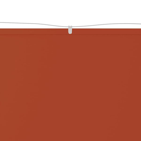 vidaXL Copertină verticală, teracotă, 100x1000 cm, țesătură Oxford