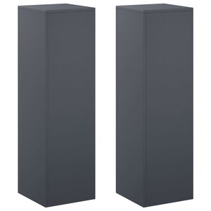 vidaXL Suport pentru plante 2 pcs Antracit 30 x 30 x 100 cm