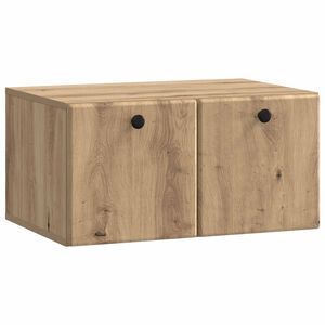 vidaXL Oglindă TV montată pe perete Stejar Artizanal 59,5 x 41 x 30 cm