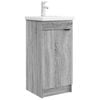 vidaXL Mobilă de baie cu chiuvetă Sonoma gri 42 x 40 x 84,5 cm