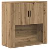 vidaXL Dulap de perete Stejar Artizanal 80 x 33 x 80 cm Lemn prelucrat