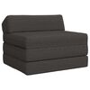 vidaXL Canapea Pat Pliabilă Gri &icirc;nchis 200 x 70 x 10 cm Țesătură