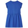 Rochie pentru copii cu șnur, albastru cobalt, 140