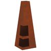 vidaXL Cuptor de foc Maro 35 x 35 x 100 cm
