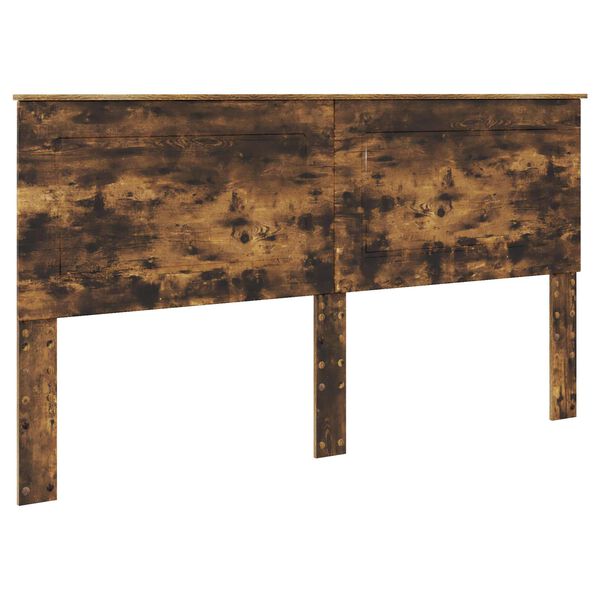 vidaXL Tăblie cap Stejar Afumat 100 cm Lemn prelucrat