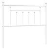 vidaXL Tăblie de pat de schimb metalică, alb, 100 cm