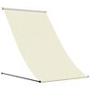 vidaXL Copertină retractabilă, crem, 100x150 cm, țesătură și oțel