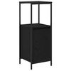 vidaXL Set de mobilier pentru baie 3 pcs Stejar Negru Lemn compozit