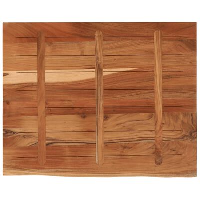 vidaXL Blat birou 90x80x3,8 cm dreptunghiular lemn acacia margine vie