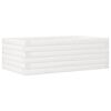 vidaXL Jardinieră de grădină, alb, 70x40x23 cm, lemn masiv de pin