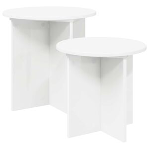 vidaXL Set măsuțe laterale cu depozitare 2 pcs Lemn prelucrat